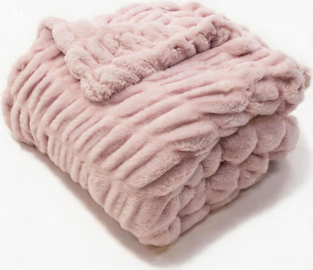 Minky Designs Minky Blanket – Ultra Soft Faux Fur Throw Blanket for Couch, Bed & Home Fluffy, Warm & Luxurious Chic Collection