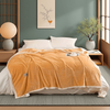 Soild Color Warm Blanket Bedspread Throw Blanket Sofa Camping Blankets Fleece Throw Blanket for Couch Bed Chair Office Garden Outdoor Home Textile 