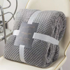 Premium Flannel Fleece Bed Throw Blanket for Sofa Couch Coverlet Bed Thickened Blanket Four Seasons Office Sofa Couch Lunch Break Blanket 