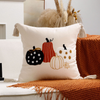 Hello Fall Pillow Covers 30x50cm Rectangle Hello Pumpkin Autumn Cushions for Home Sofa Living Room Fall Decor Autumn Maple Leaf Decor Velvet Pumpkin Pillowcase 