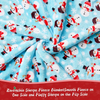Christmas Throw Blanket, Christmas Decorations Blankets and Throws, Fuzzy Cozy Soft Warm Fleece Sherpa Winter Holiday Blanket for Bed Couch Sofa Reindeer Snowflakes