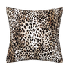 Cheetah Pillow Case 18x18” Cushion Cover Leopard Throw Pillow Cover for Girls Women Brown Leopard Cushion Case for Sofa Chair Garden Outdoor Decor 
