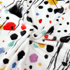 Cat Throw Blanket Colorful Spot Cats Blanket Cute Pet Cats Gift for Cat Lover Throw Blanket Flannel Fleece Cozy Fuzzy Plush Throw Blankets for Bed Chair Couch