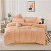 Ultra Soft Fluffy Faux Fur Duvet Cover Set Tie Dye 3pcs Bedding Set for Girls Women Tie Dye Rainbow Plush & Velvet Comforter Cover with 2 Pillowcases  Warm Flannel Blanket for All Season 