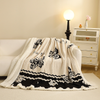 Warm And Soft Fuzzy Sherpa Blanket Soft Cozy Butterfly Printed Fleece Throw Blanket Lightweight Fluffy Camping Blanket for Couch Bed Sofa chair 
