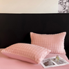 Solid Color Bubble Rabbit Fur Cushions Pillowcases for All Season Comfortable Pillow Case for Beddding Decoration