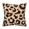 Leopard Pink Print Animal Throw Pillow Covers 45x45 Cm Pillow Cushion Cover 18x18” Decorative Square Pillowcases for Sofa Couch Bedroom Livingroom 
