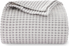 Soft Waffle Weave Blanket Breathable Textured Throw Blanket for Sofa Couch Bed Lightweight All Season Blanket
