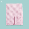 Kids Micro Fleece Minky Baby Blanket for Girls with Double Layer And Soothing Raised Dots,Breathable And Soft Lightweight Receiving Blanket