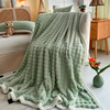 Bubble Flannel Fleece Bed Blanket Leisure Four Seasons Sofa Cover Blanket Double Sided Fleece Flannel Blanket