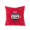 Xmas Balls Holiday Throw Pillows Case Colorful Ornament Pillow Covers for Christmas Seson Square Cushion Cover for Winter Home Couch Festive Decor 45x45 Cm 