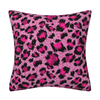Leopard Animal Printed Pillow Covers Cheetah Pillow Decorative Pillow Case Linen Square Cushion Covers for Sofa Couch Bedroom Livingroom Patio Home Decoration 
