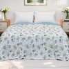 Cooling Comforter for Hot Sleepers, Pastoral Style Floral Cooling Blankets King Size 108"x90",Double-Sided Cool Technology, Q-Max>0.43,Lightweight Breathable, Cold Blanket for Bed