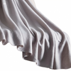 Home Box Solid Recycled Polar Fleece Throw for Winter Light Weight