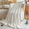 Bubble Flannel Fleece Bed Blanket Leisure Four Seasons Sofa Cover Blanket Double Sided Fleece Flannel Blanket