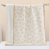 Super Soft Muslin Cotton Nursery Swaddling Bedding Blanket for Baby Girls Infants Newborn Kids Cute Adorable Sun-Shading Blanket Thin Style For Summer 
