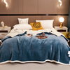 Luxury Plush Cozy Blanket Twin Size 50x60” Lightweight Throw Blanket for Couch Bed Sofa, Travel Camping Flannel Fleece Blanket Home Decoration  Reversible Blanket Machine Washable