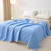 Soft Breathable Quilt Solid Color Cooling Blanket Absorb Heat Throw Blanket Keep Cool In Summer Air Conditioning Quilt Washable 