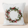 18x18 in Christmas Trees Throw Pillow Covers Decorative Cushions Red Truck Snowy Pillow Cases Soft Square Case Home Decor for Farmhouse Bed Room Sofa Living Room Travel Outdoor 
