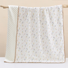 Super Soft Muslin Cotton Nursery Swaddling Bedding Blanket for Baby Girls Infants Newborn Kids Cute Adorable Sun-Shading Blanket Thin Style For Summer 