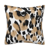 Leopard Pink Print Animal Throw Pillow Covers 45x45 Cm Pillow Cushion Cover 18x18” Decorative Square Pillowcases for Sofa Couch Bedroom Livingroom 