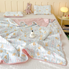 Duvet Cover Set Full Size Cooling Bamboo Blanket for All Season Sofa Thin Blanket for Summer Children 