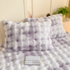 Fluffy Super Soft Pillowcases 50*70CM Bubble Rabbit Fur Cusions for Bedding Couch Sofa Travel Camping Use All Season Home Textiles 