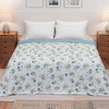 Cooling Comforter for Hot Sleepers, Pastoral Style Floral Cooling Blankets King Size 108"x90",Double-Sided Cool Technology, Q-Max>0.43,Lightweight Breathable, Cold Blanket for Bed