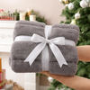 Luxury Plush Quilted Throw Blanket – Ultra Soft Solid Color Sofa Blanket, Cozy Warm Winter Decorative Throw for Couch & Bed, All-Season, OEM Custom Size Manufacturer