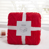 Solid Warm Soft Jacquard Throw Blanket For Sofa Chair Bed Travel camping Outdoor Fluffy Sherpa Fleece Blanket For All Season 50"x60" Lightweight Plush Throw Blanket