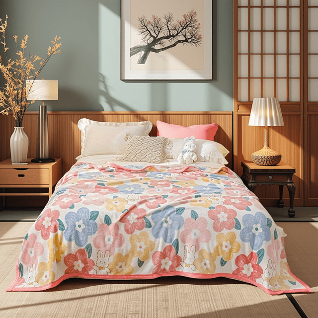 Super Soft Large Fluffy Flannel King Size Warm Blanket Solid Color Polyester Plush Bedding Cover Blanket for Bed Sofa Chair Couch Travel Camping