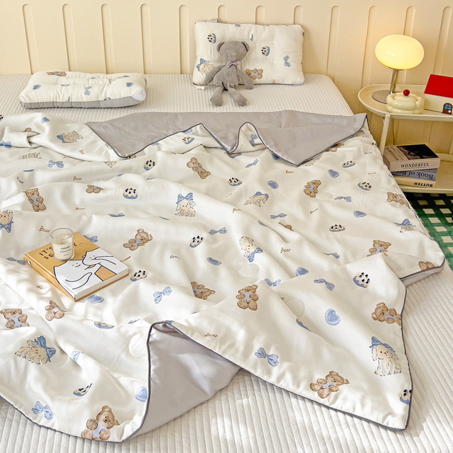 Breathable Cooling Blanket for Hot Sleepers Bed Set for Girls Boys Kids Children 