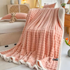 Bubble Flannel Fleece Bed Blanket Leisure Four Seasons Sofa Cover Blanket Double Sided Fleece Flannel Blanket