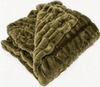 Minky Designs Minky Blanket – Ultra Soft Faux Fur Throw Blanket for Couch, Bed & Home Fluffy, Warm & Luxurious Chic Collection