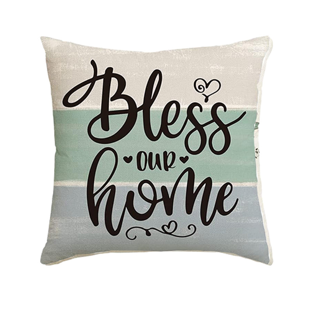 Geometry Throw Pillow Covers Spring Green Eucalyptus Decorative 18x18 Inch Pillow Cover Plaid Cushion Case Decorative Pillows for Couch Living Room Bedroom Sofa Chair Office Outdoor Pillow Covers 